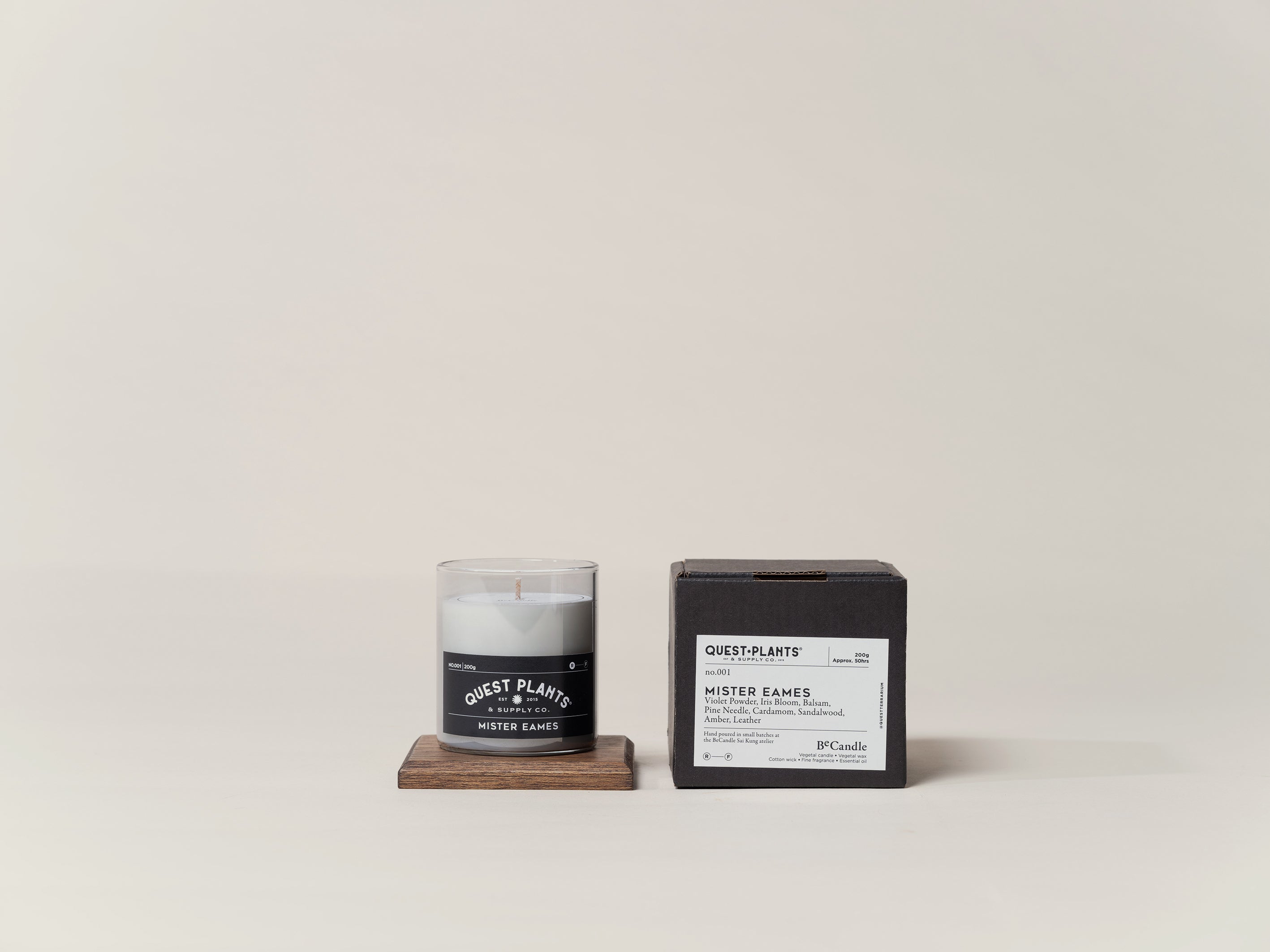 QUEST PLANT 'Mister Eames' Candle by Be Candle